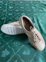 Beige Goldener Glitzer Sneaker Düsseldorf - Garath Vorschau