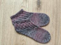 Handgestrickte Halbsocken/Sneaker Wollsocken Gr. 37/38 Bayern - Siegenburg Vorschau