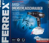 FERREX Akku Drehschlagschrauber, max. 400 Nm, 40V, neu in OVP Bayern - Lechbruck Vorschau