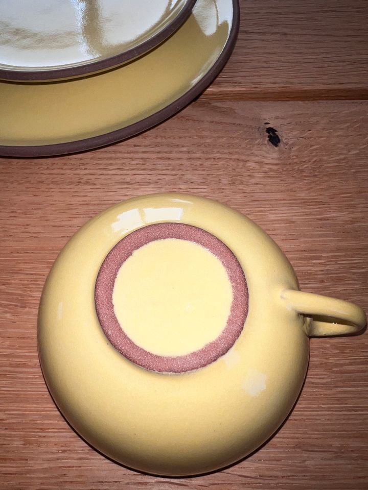 Retro Vintage Tee Service Geschirr Zuckertopf Butterdose Sahne in Nortorf
