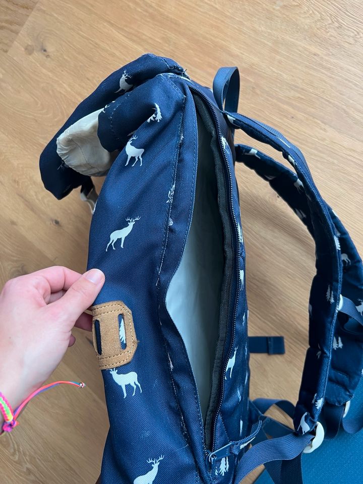 Burton Rucksack Schulranzen Tasche blau Hirsch Berg Rucksack groß in Mindelheim