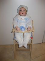 Babypuppe Puppe Baby Hochstuhl Puppenhochstuhl Stuhl Holz Hessen - Darmstadt Vorschau