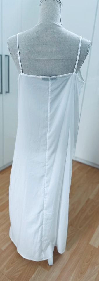 Sommerkleid Kleid Maxikleid Strandkleid weiß Italy Gr. M leicht a in Ebermannstadt