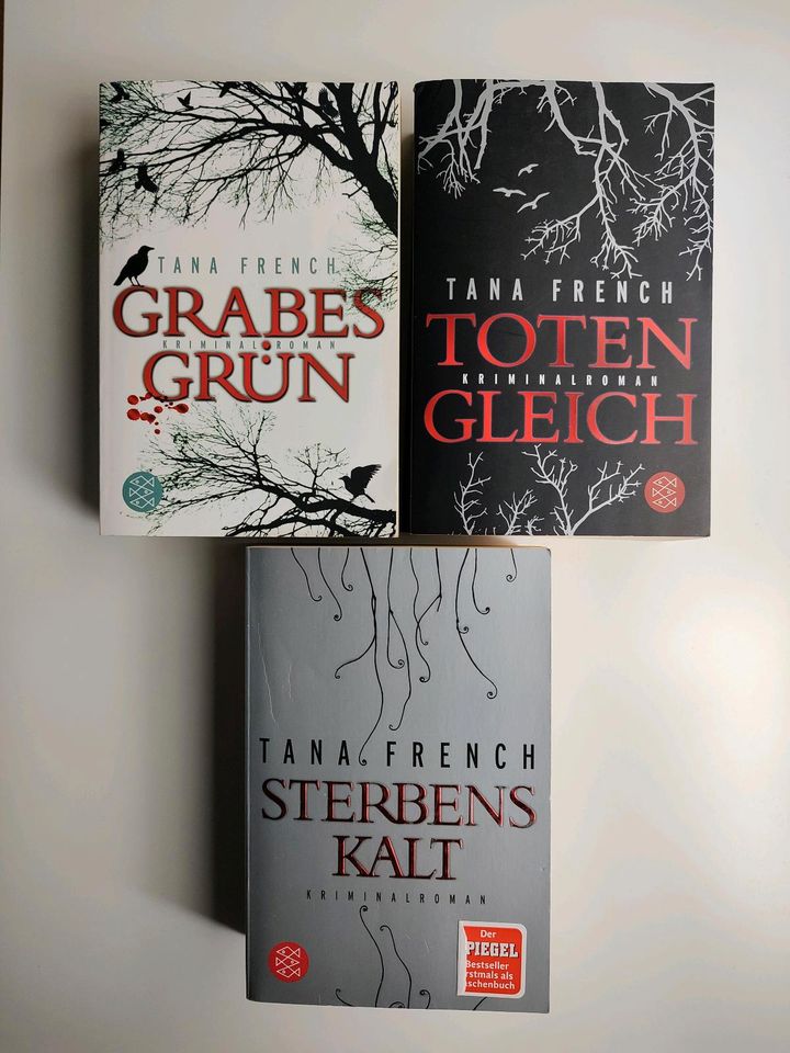 Tana French Taschenbuch Band 1-3 Krimi Roman Grabes Toten Kalt in Köln