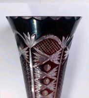 Bleikristall Rubinrot Vase 28 cm Bohemia sehr rar Baden-Württemberg - Waldshut-Tiengen Vorschau