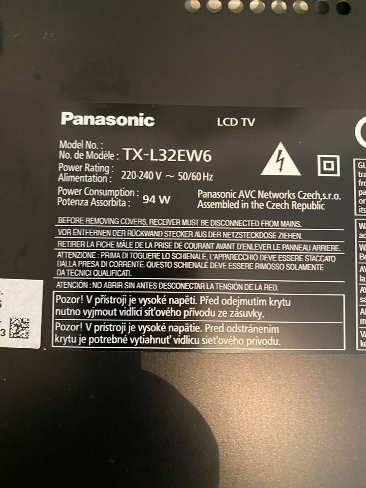 Panasonic smart TV  32"         (  TX- L 32EW6 ) in Hannover