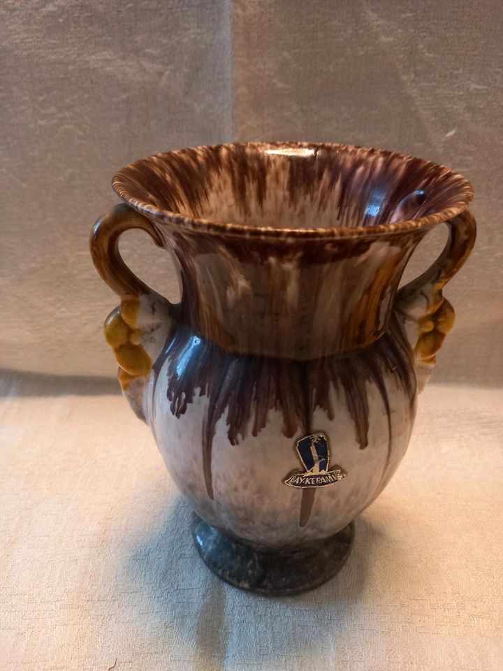 Bay Keramik Vase 19 cm midcentury 50er / 60er Jahre in Rabenau