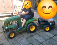 Kindertraktor mit Hänger wie neu KEIN VB!!!! LETZTER PREIS. Thüringen - Weißensee Vorschau