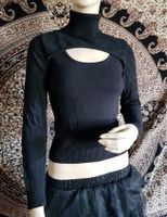 Schwarzer Pulli, Rolli, Cutout Shirt von C+A Gr. 34-36 XS.S Hessen - Stadtallendorf Vorschau