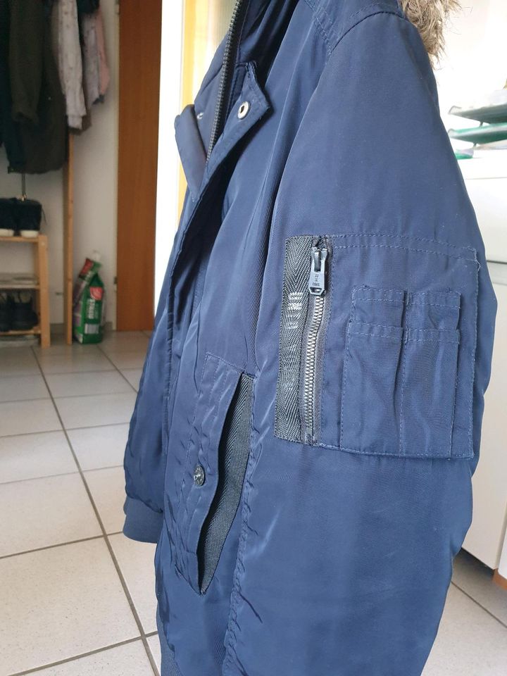 Jack & Jones Winterjacke/Parka Gr.M Dunkelblau für Jugendliche in Sulzburg