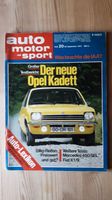 AMS 20/1973 Opel Kadett 1200 S Mercedes 450  Fiat X1/9 Saab 99 Rheinland-Pfalz - Dittelsheim-Heßloch Vorschau