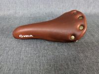 Velo Fahrrad Sattel Schraubenfeder Nieten Braun Vintage Bayern - Siegsdorf Vorschau