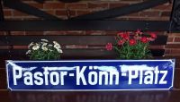 Altes Emaille Straßenschild Pastor-Könn-Platz Nordrhein-Westfalen - Wermelskirchen Vorschau