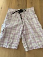 Billabong Boardshorts, weiß mit lila Karos, Größe 28. Hessen - Bad Soden am Taunus Vorschau