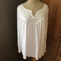 Lascana sommerliche Tunika Crepebluse weiß Gr. 44/ XXL Bayern - Hunderdorf Vorschau
