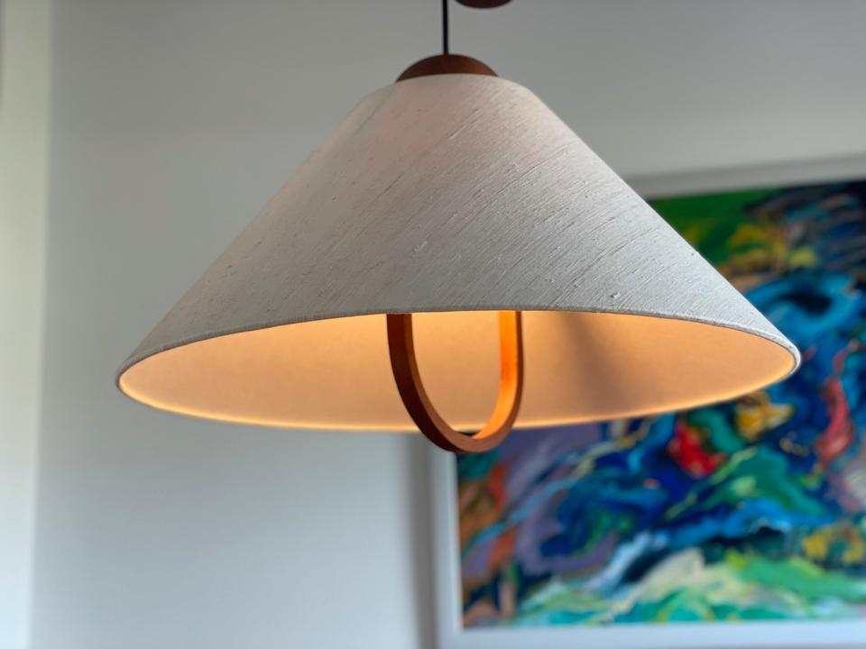 60er Danish design Deckenleuchte Vintage Pendelleuchte Teak in Bremen