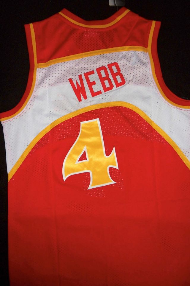 Spud Webb Atlanta Hawks Trikot Rot in Köln