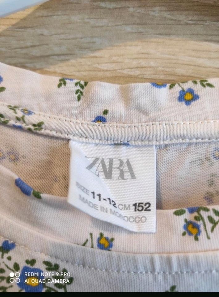 ZARA Mädchen Sommer Shirt 152 in Obernburg