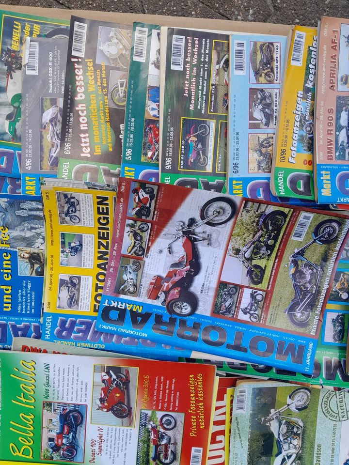 Zeitung Motorrad 53 x Zeitschriften Bilder Oldtimer alle =20 Euro in Recklinghausen