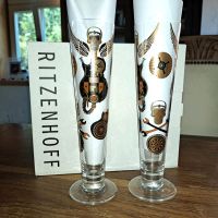 Ritzenhoff NEU Black Label *rar* Debora Jedwab Bierglas Totenkopf Nordrhein-Westfalen - Lichtenau Vorschau