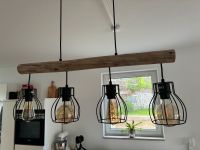 Deckenlampe  Leuchte mit Holz industrial style Bayern - Eichstätt Vorschau