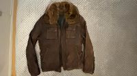 GIPSY Herren Lederjacke Lamm Leder Echt Pelz Kragen, Braun, Gr. M Frankfurt am Main - Nordend Vorschau