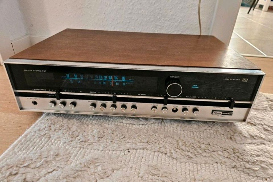 Rank Arena R 1020 AM/FM Stereo Receiver 70s Hifi Verstärker Antik in Garbsen