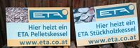 2 x ETA Reklameschilder Heizung Kunststoffplatten Baden-Württemberg - Triberg Vorschau