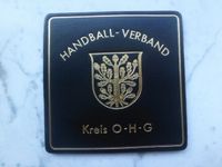 7 Leder Untersetzer Handball-Verband Bierdeckel Coaster Vintage Flensburg - Fruerlund Vorschau