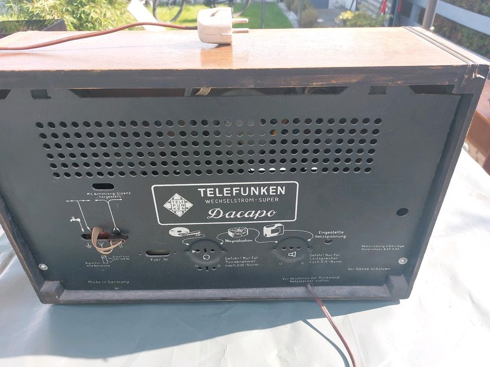 Telefunken Dacapo Röhrenradio in Langenhagen