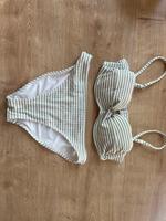 Bikini Damen,❤️H&M, grün-weiß gestreift Rheinland-Pfalz - Wissen Vorschau
