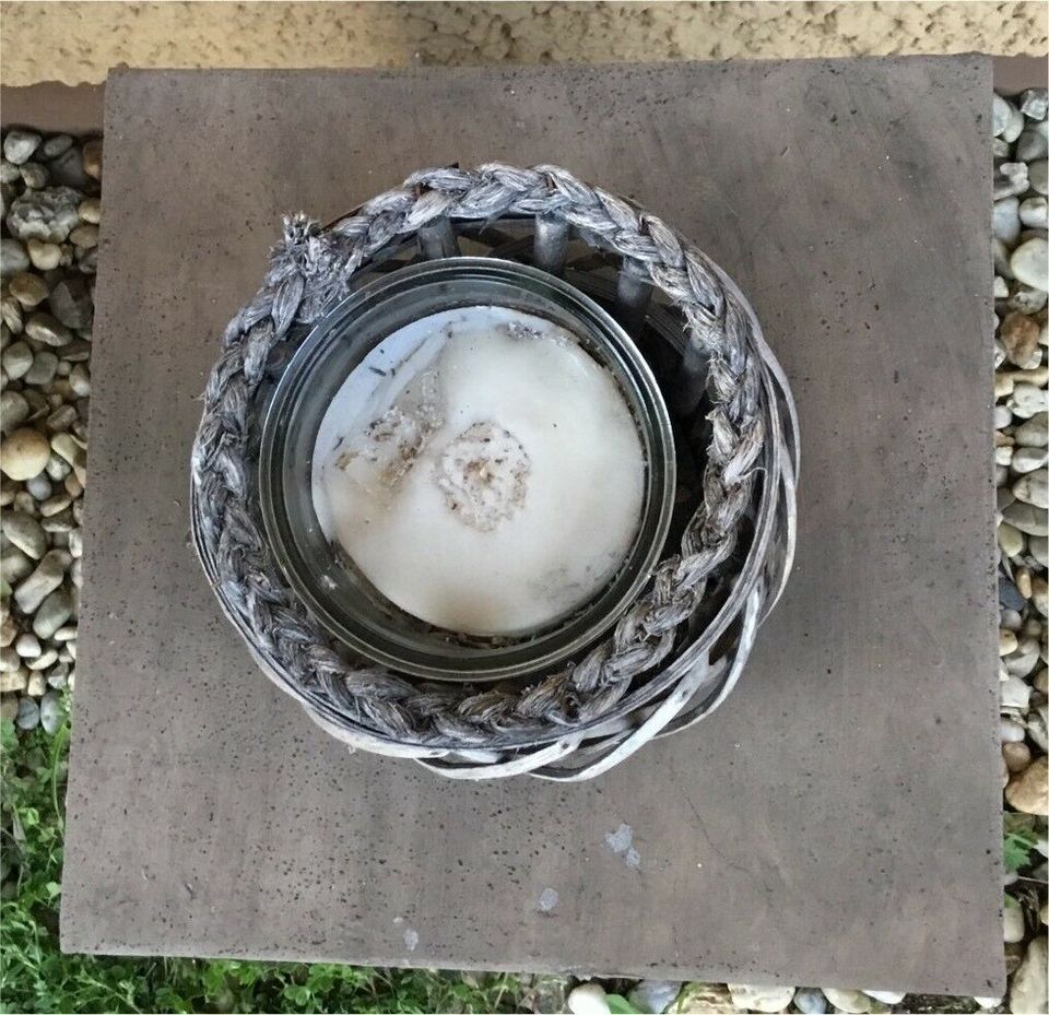 2-teiliges Gartendekoset mit Kerzenglas in Gangkofen