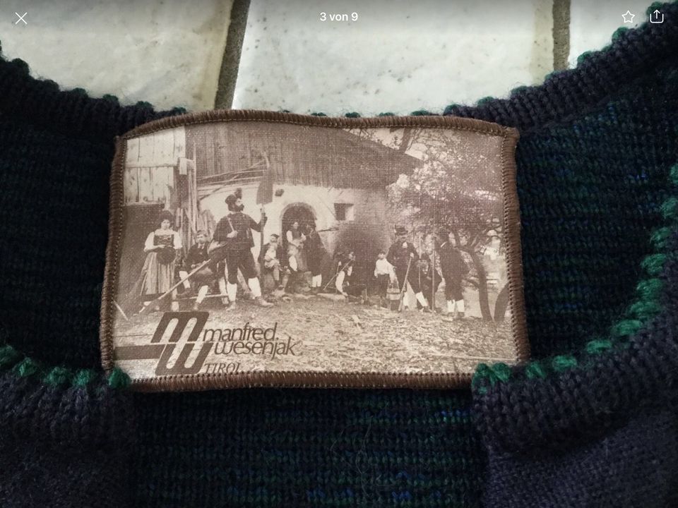 Strickjacke Trachtenjacke zum Dirndl, Vintage in Reichling