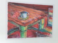 Küchen-Bild 60x80 cm Leinwand Stillleben Tisch & Tasse NEU Nordrhein-Westfalen - Kaarst Vorschau