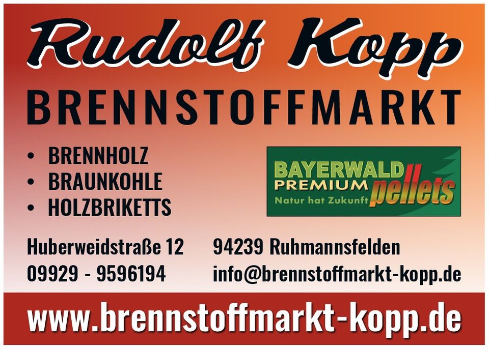 BAYERWALD PREMIUM PELLETS EN plus A1 Holzpellets  4,49 €/Sack in Ruhmannsfelden