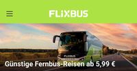 Flix Bus/Train Gutschein im Wert vom 59€ Nordrhein-Westfalen - Königswinter Vorschau