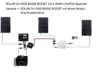 SOLAR 24-2500 BASIS BOOST Balkonkraftwerk mit 2,4kWh LiFePO4 Speicher mit HEIZUNG als Nachrüstpaket für Balkonkraftwerk um tags/abends/nachts mit eingestelltem Strom zu liefern, Leistung 100-200W Baden-Württemberg - Marbach am Neckar Vorschau