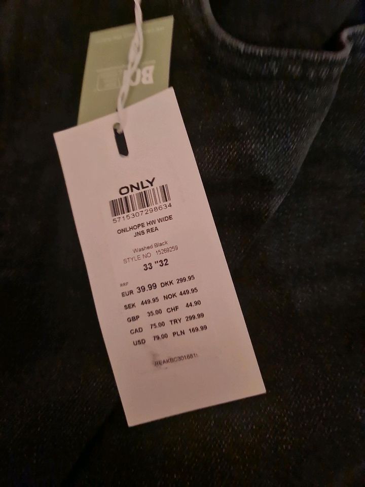 Only Jeans schwarz Neu mit Etikett in Merzig