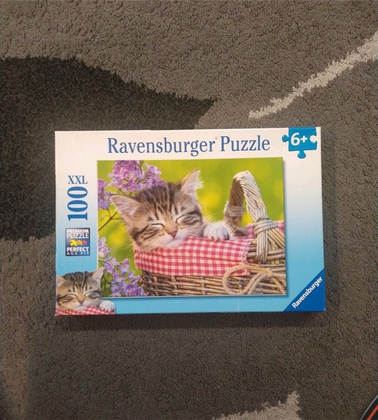 Ravensburger XXL | Puzzle Katze | Kätzchen im Korb | 6+ | 100 pcs in Burbach