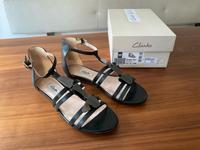 Clarks Studio Star Black Leather Sandaletten Damen Gr. 40 Innenstadt - Köln Altstadt Vorschau