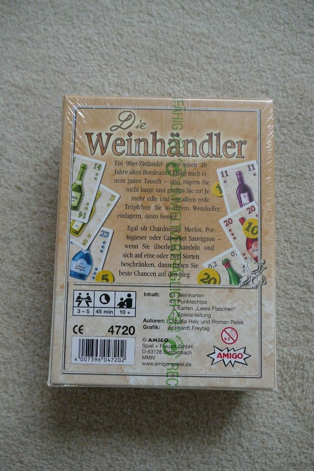 Die Weinhändler - Kartenspiel original verpackt in Wedemark