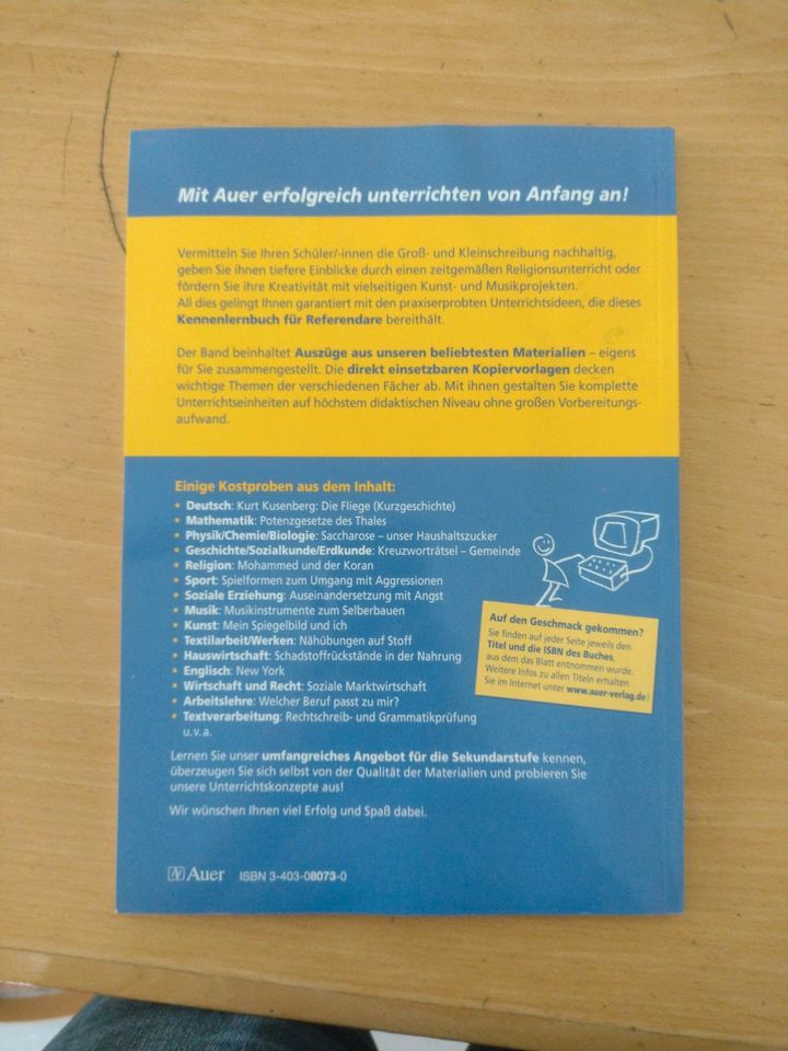 Auer Verlag So gelingt der Unterricht Referendare in Aichhalden