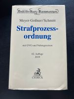 Meyer-Goßner/Schmitt Strafprozessordnung. StPO Kommentar Bonn - Plittersdorf Vorschau