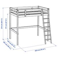 STORA Hochbett 140 x 200 Ikea West - Unterliederbach Vorschau