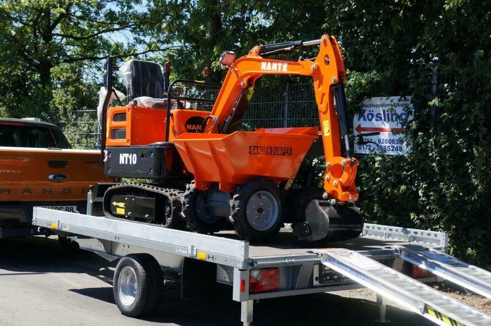 Minibagger Nante NT10+MiniDumper+Plattformanhhänger * 12999,- € in Waldbröl