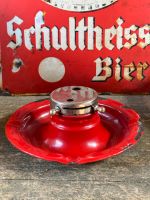 Antik Emaille Aschenbecher mit Schneider kein Emailschild Brandenburg - Peitz Vorschau