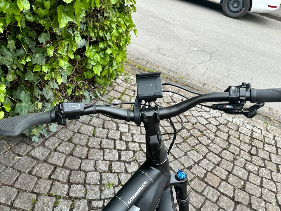 !!NUR 155KM!!Cube Kathmandu Hybrid EXC 750 black‘n‘silver 50cm/ S in Lünen