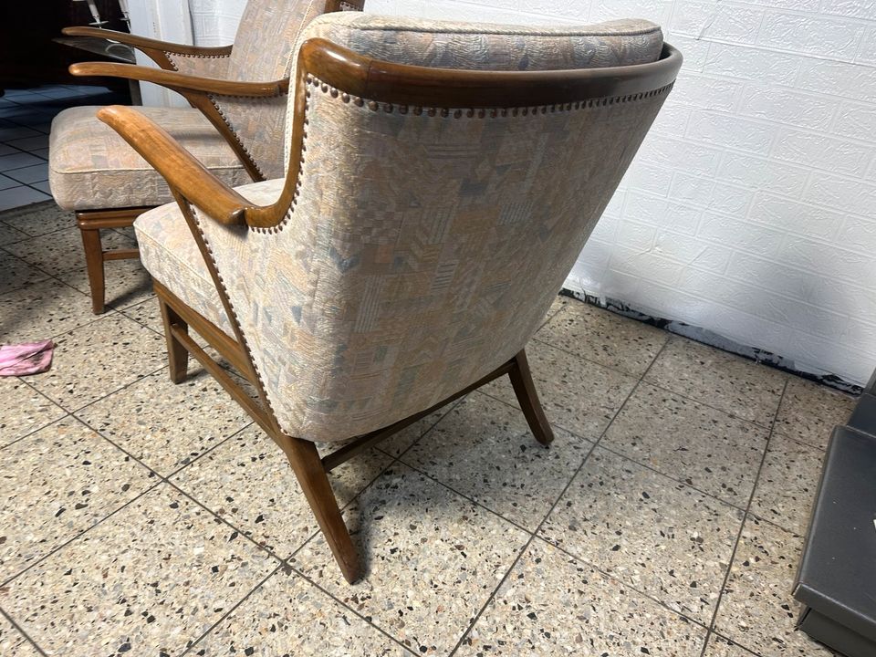 1 von 2 alter Sessel Cocktailsessel Klubsessel Stuhl Vintage 50er in Rodenberg