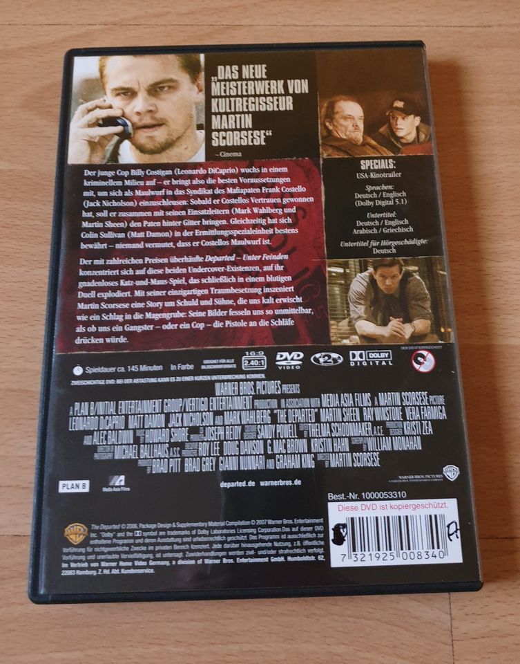 Departed – Unter Feinden // DVD Film - Leonardo di Caprio⭐ in Urmitz