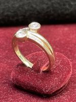 GOLD DAMEN Brillant/Diamant RING 14k 585 Gr. 58 4,44g GG AU Berlin - Neukölln Vorschau